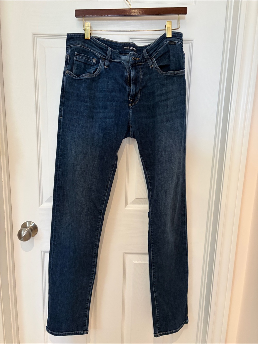 Mavi Dark Blue Jake Slim-Leg Women’s Jeans